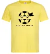 Мужская футболка Soccer ninja Лимонный фото
