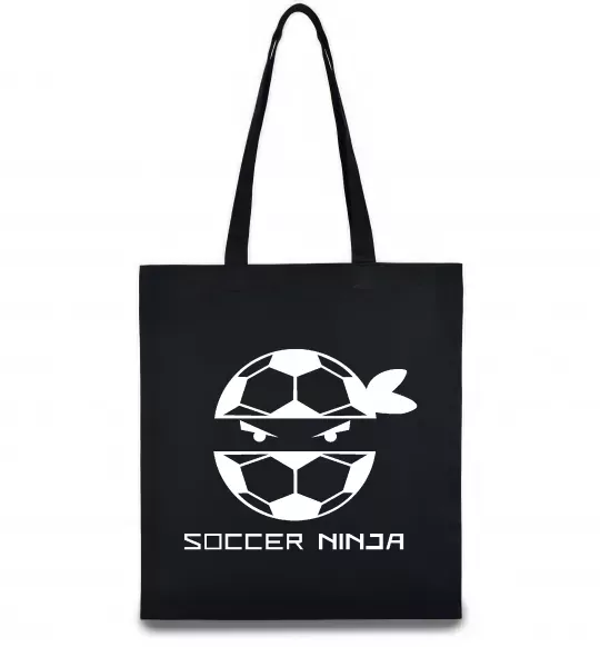 Еко-сумка Soccer ninja Чорний фото