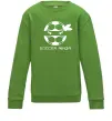 Детский Свитшот Soccer ninja Лаймовый фото