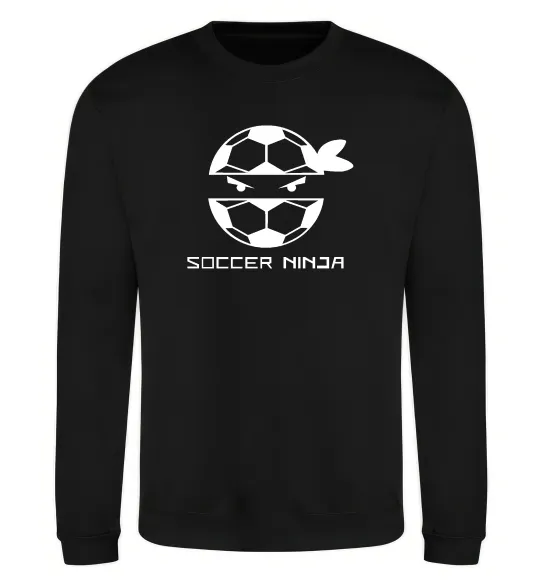 Свитшот Soccer ninja Черный фото