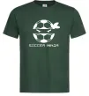Мужская футболка Soccer ninja Темно-зеленый фото