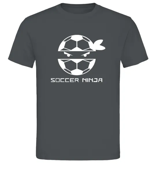 Мужская футболка Soccer ninja Графит фото