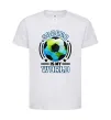 Дитяча футболка Soccer is my world Білий фото