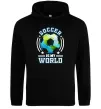 Жіноча толстовка (худі) Soccer is my world Чорний фото
