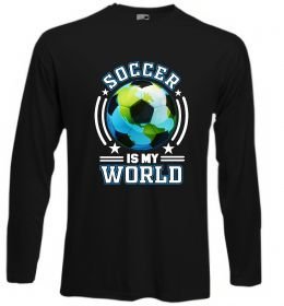 Лонгслив Soccer is my world