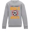 Детский Свитшот Goals and assists Серый меланж фото