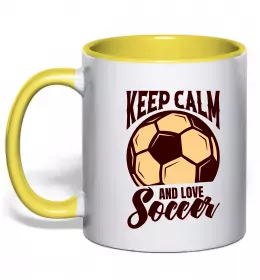 Чашка с цветной ручкой