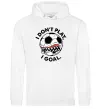 Мужская толстовка (худи) I don`t play I goal Белый Мужская толстовка (худи) I don`t play I goal Белый фото