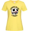Женская футболка I don`t play I goal Лимонный фото