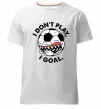 Чоловіча преміум футболка I don`t play I goal Білий фото