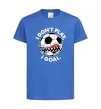 Дитяча футболка I don`t play I goal Яскраво-синій фото