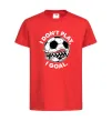 Дитяча футболка I don`t play I goal Червоний фото