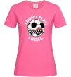 Женская футболка I don`t play I goal Ярко-розовый фото