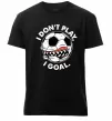 Чоловіча преміум футболка I don`t play I goal Чорний фото