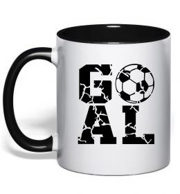 Чашка с цветной ручкой GOAL