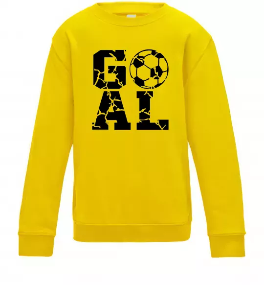 Детский Свитшот GOAL Солнечно желтый фото