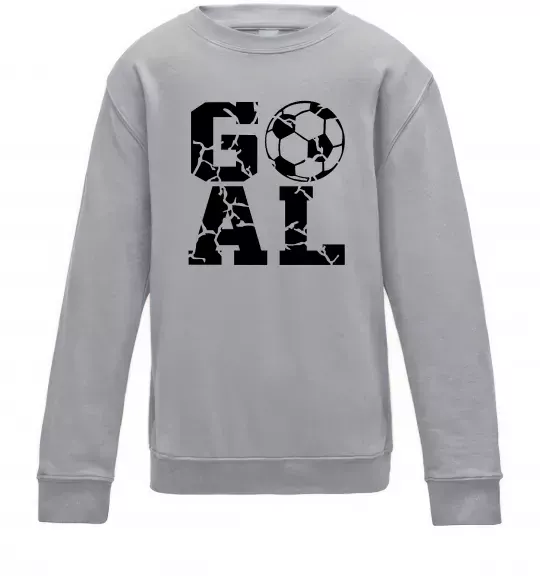 Детский Свитшот GOAL Серый меланж фото