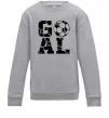 Детский Свитшот GOAL Серый меланж фото