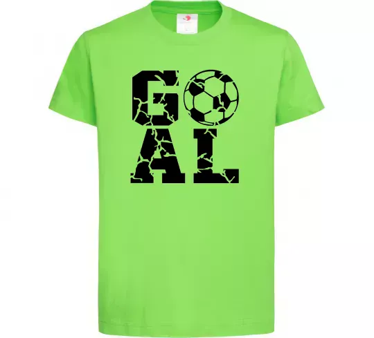Детская футболка GOAL Лаймовый фото