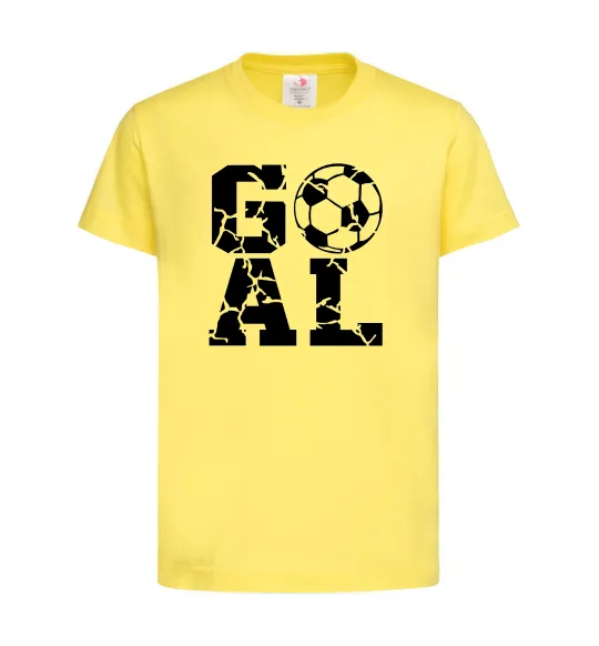 Дитяча футболка GOAL Лимонний фото