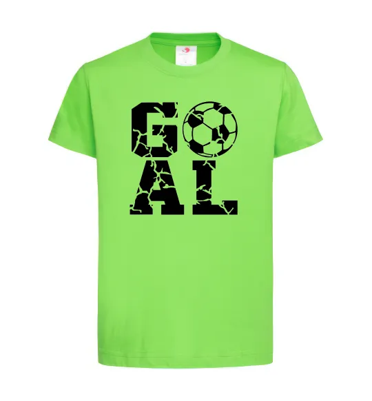 Дитяча футболка GOAL Лаймовий фото