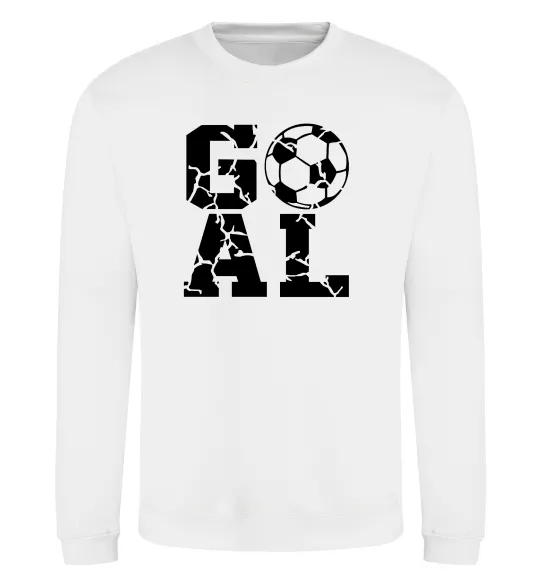 Світшот GOAL Білий фото