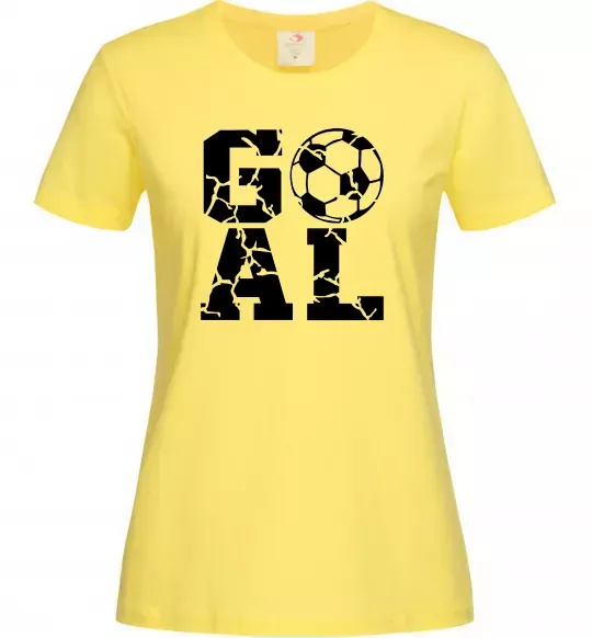 Женская футболка GOAL Лимонный фото
