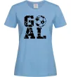 Женская футболка GOAL Голубой фото