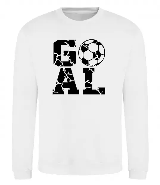 Світшот GOAL Білий фото