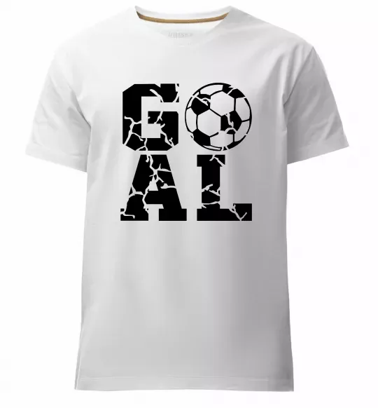 Мужская премиум футболка GOAL Белый фото