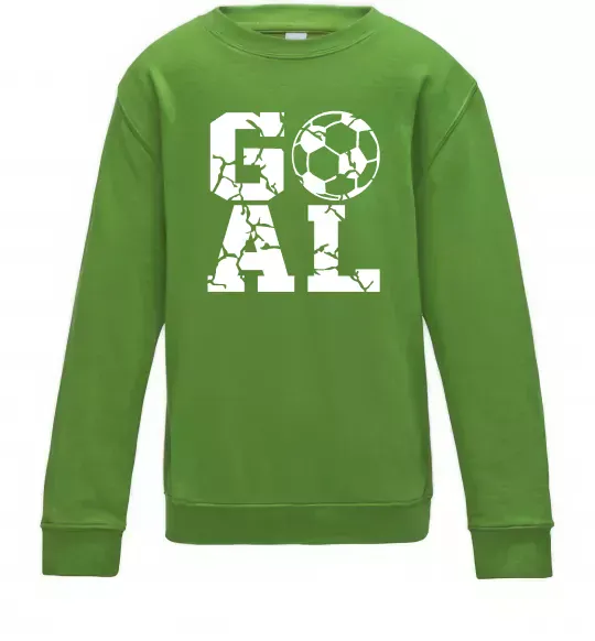 Детский Свитшот GOAL Лаймовый фото