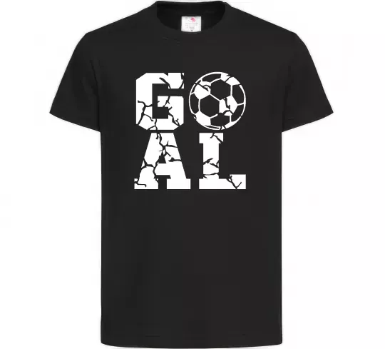Детская футболка GOAL Черный фото