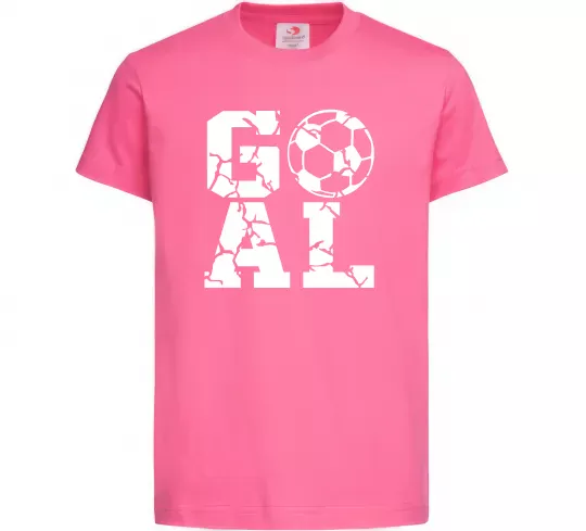 Детская футболка GOAL Ярко-розовый фото