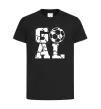 Дитяча футболка GOAL Чорний фото