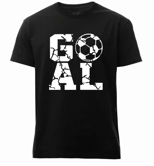 Мужская премиум футболка GOAL Черный фото