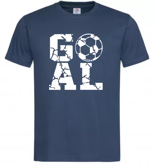 Мужская футболка GOAL Темно-синий фото