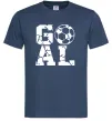 Мужская футболка GOAL Темно-синий фото