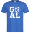 Мужская футболка GOAL Ярко-синий фото