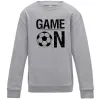 Дитячий світшот Game on Сірий меланж фото