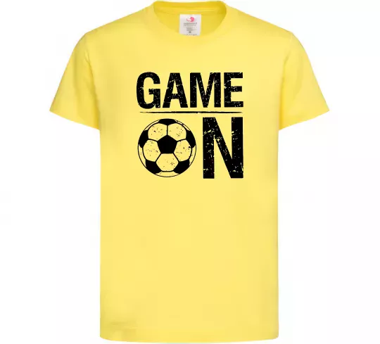 Детская футболка Game on Лимонный фото