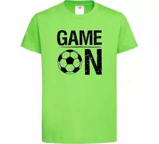 Детская футболка Game on Лаймовый фото