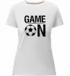 Женская премиум футболка Game on Белый фото