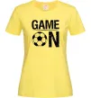 Женская футболка Game on Лимонный фото