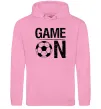 Женская толстовка (худи) Game on Розовый фото