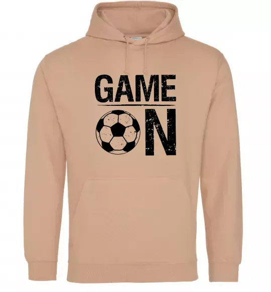 Женская толстовка (худи) Game on Песочный фото