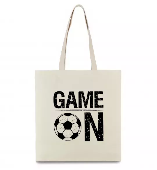 Еко-сумка Game on Бежевий фото