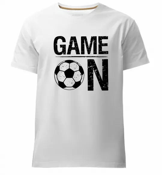 Чоловіча преміум футболка Game on Білий фото