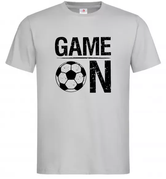 Мужская футболка Game on Серый фото