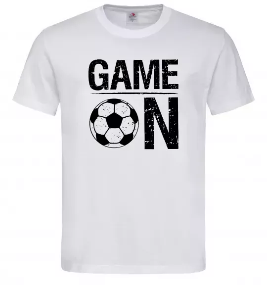 Мужская футболка Game on Белый фото