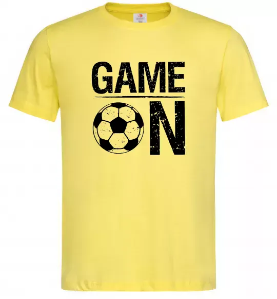 Мужская футболка Game on Лимонный фото